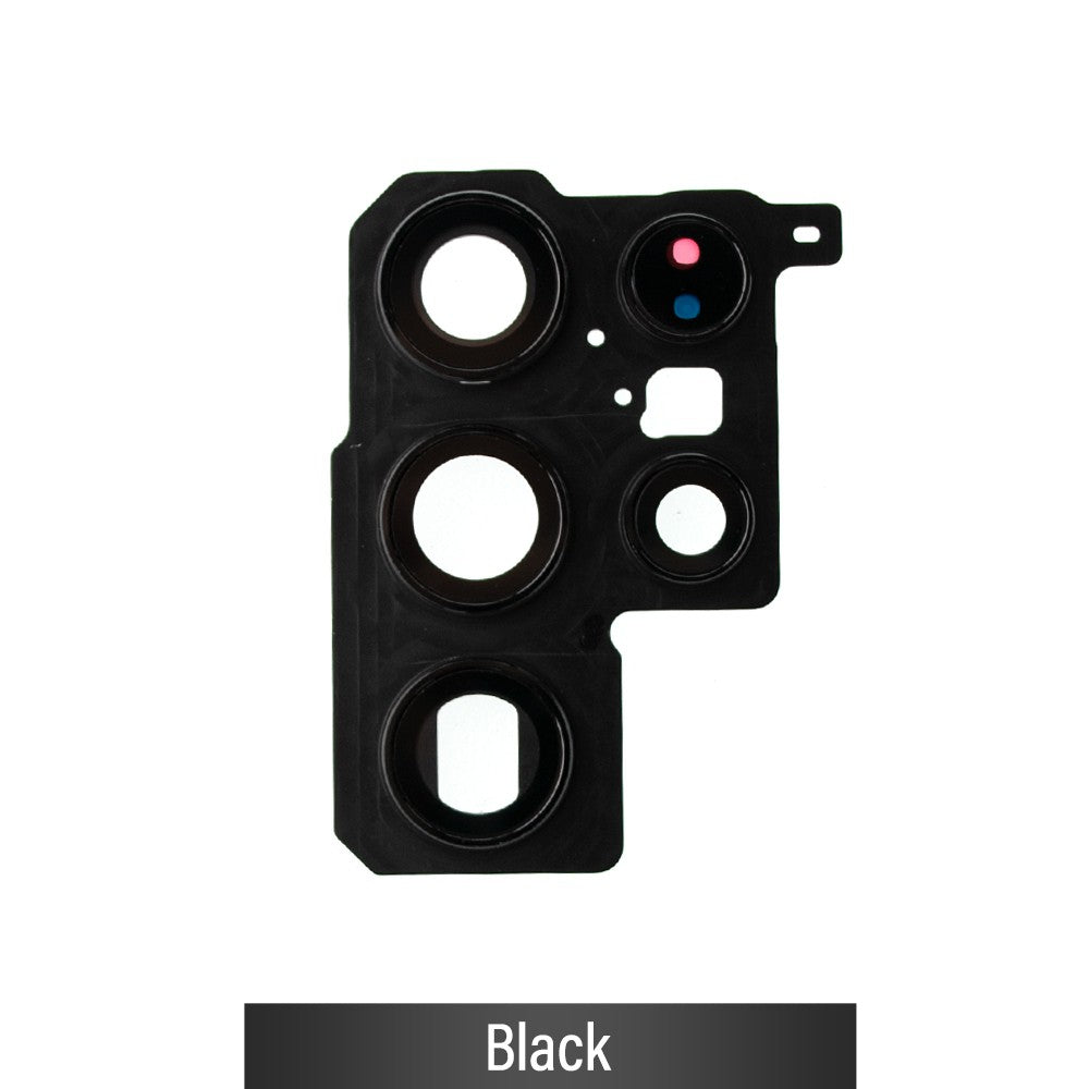 Rear Camera Lens with Bezel for Samsung Galaxy S22 Ultra S908B-Phantom Black Rear Camera Lens with Bezel for Samsung Galaxy S22 Ultra S908B-Phantom Black